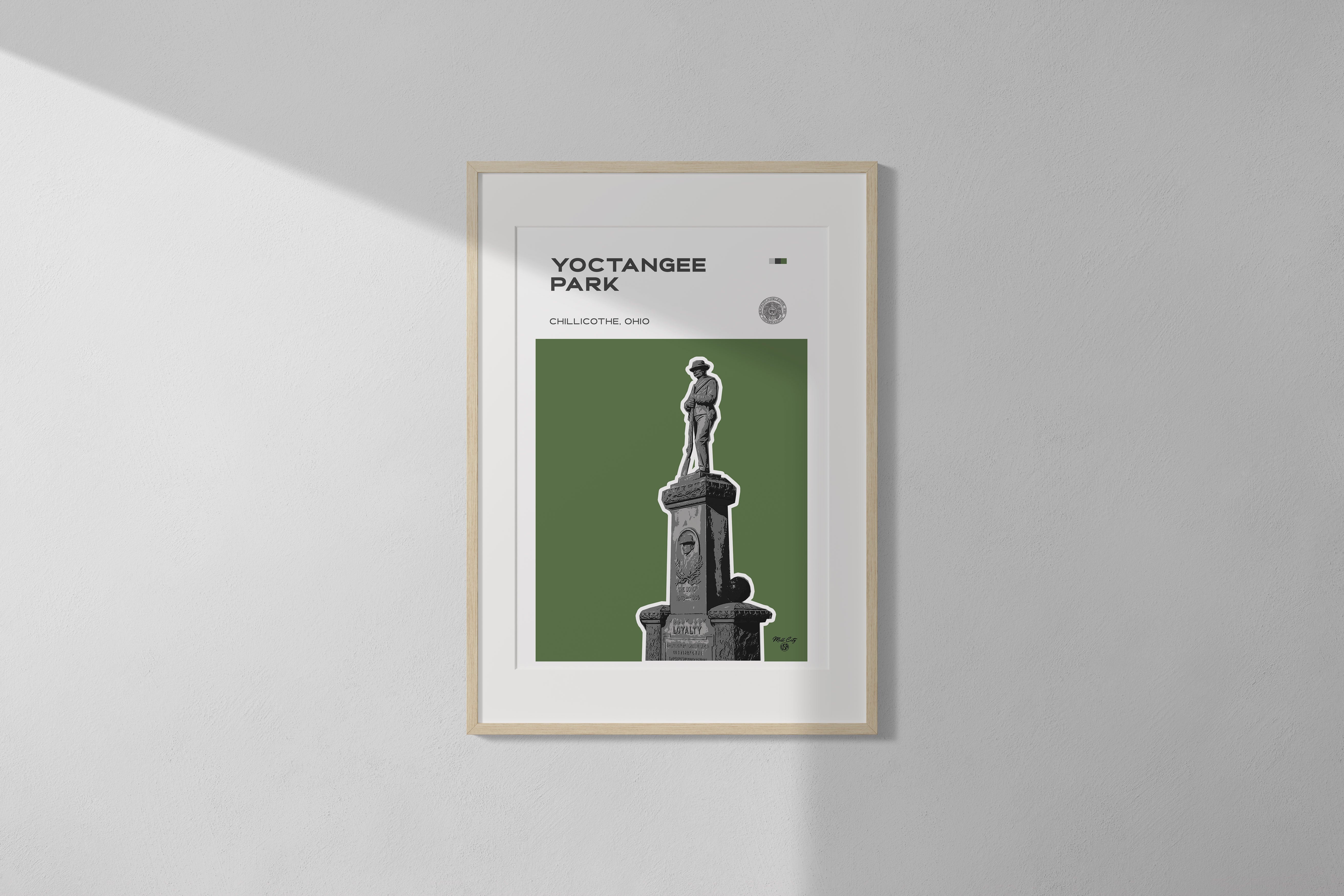 Postmodern Chillicothe Collection: Yoctangee Park Poster Print