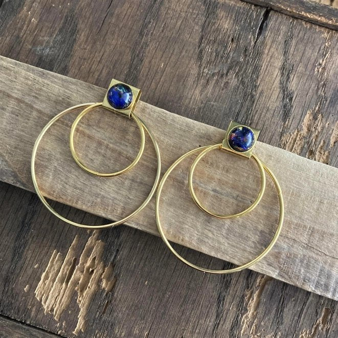 Milky Way Hoop Earrings