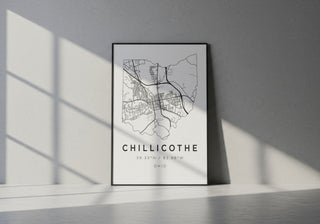 Chillicothe Coordinates Poster