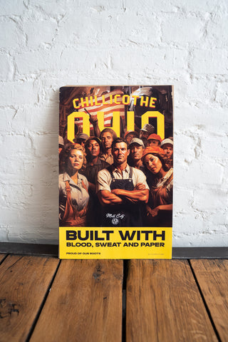 Blood, Sweat and Paper Print