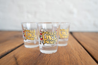 Smells Like Money Shot Glass