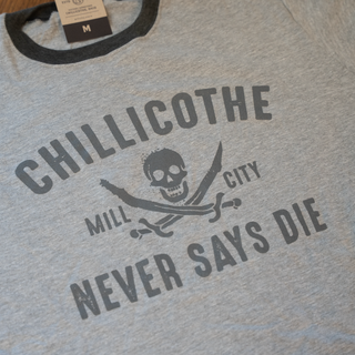 Chillicothe Never Says Die Ringer Tee