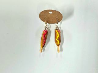 Chilli-Crafty: Corndog Earrings