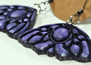 Chilli-Crafty: Moth Wing Earrings