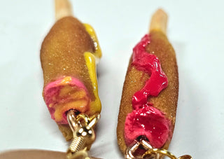 Chilli-Crafty: Corndog Earrings