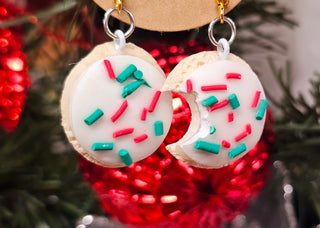 Chilli-Crafty Collection: Large Christmas Sugar Cookie Earrings