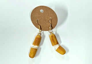 Chilli-Crafty: Cheesy Breadstick Earrings
