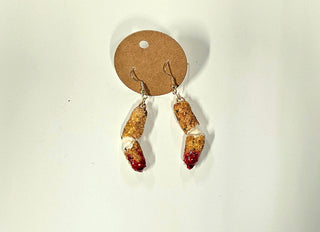 Chilli-Crafty: Fried Mozzarella Cheese Stick Earrings
