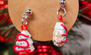 Chilli-Crafty Collection: Christmas Tree Snack Cake Earrings
