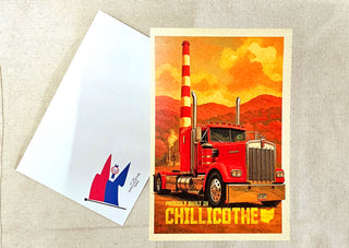 Kenworth Truck Stack - Postcard