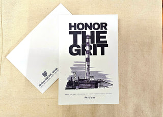 "Mead Paper" Honor The Grit - Postcard