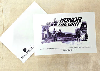 "Paper Winder" Honor The Grit - Postcard