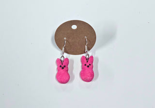 Chilli-Crafty: Marshmallow Bunny Earrings