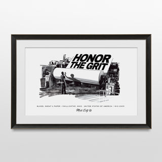 "Paper Winder" Honor the Grit Print