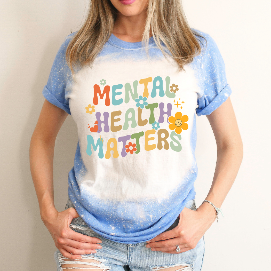 Mental Health Matters Bleached Tee