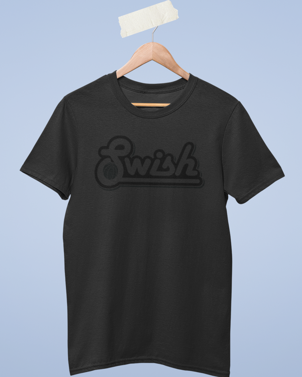 Swish Black Tee