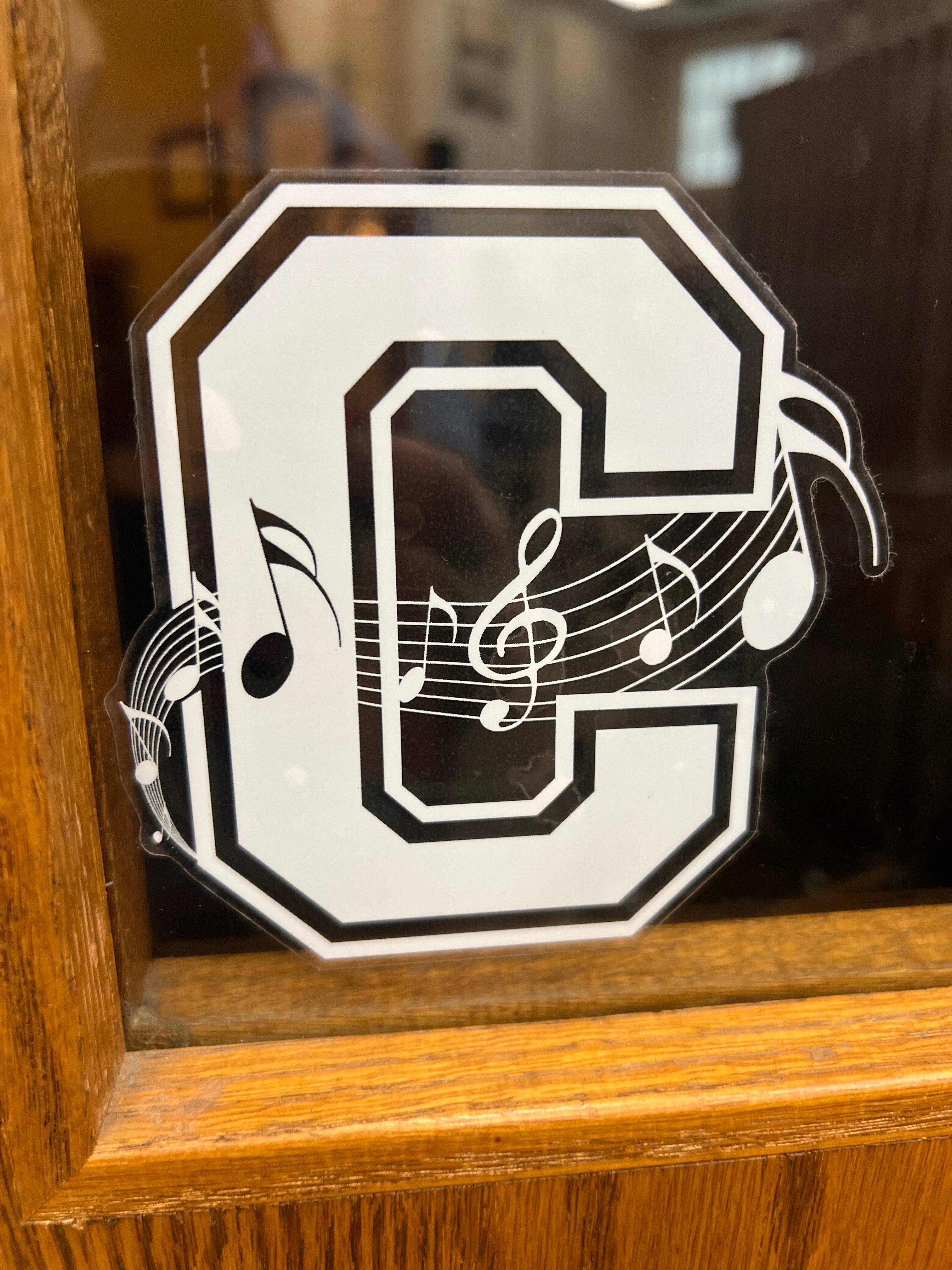 Cavalier Music Logo Car Sticker