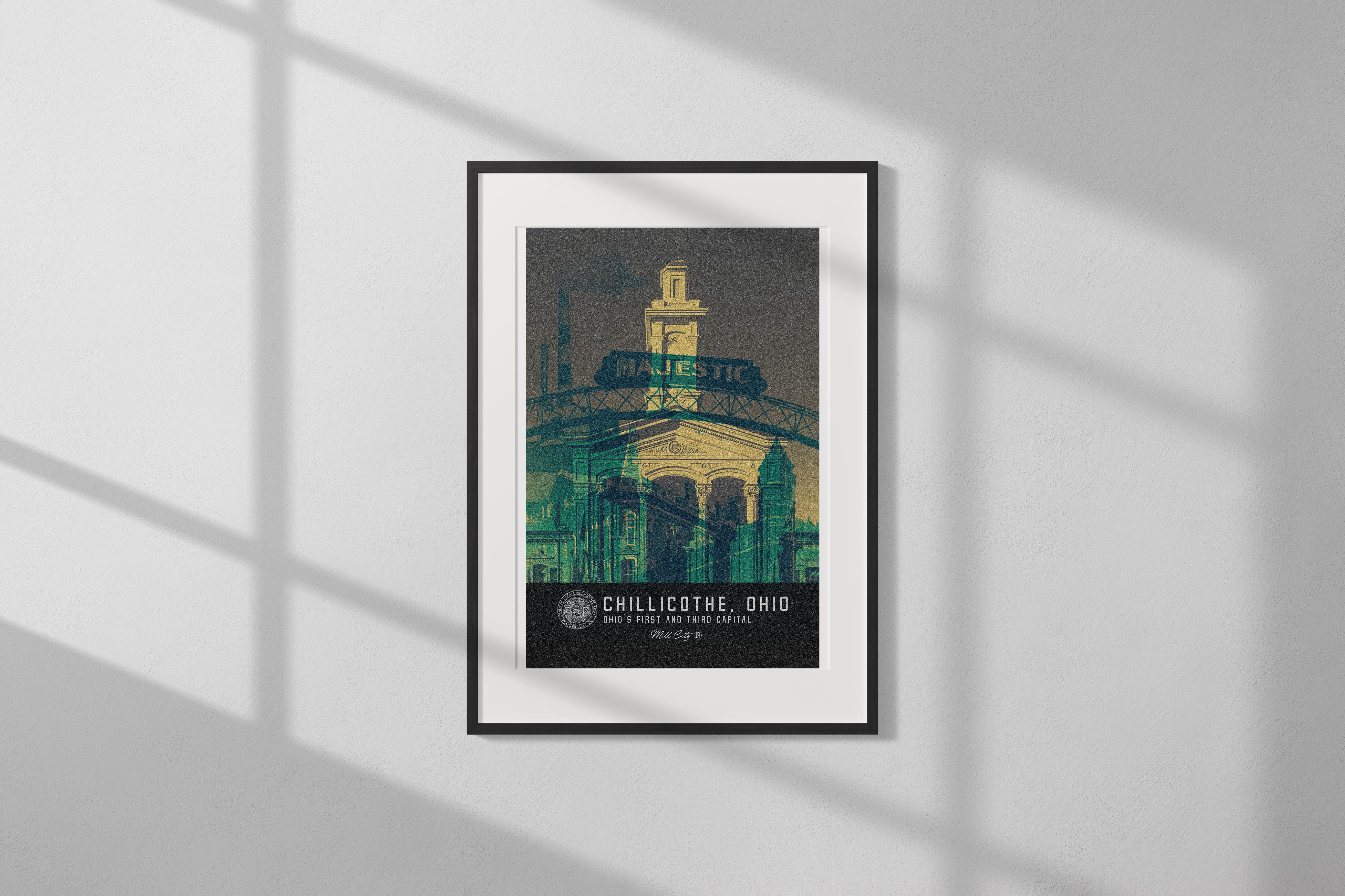 Majestic Chillicothe, Ohio Capital Poster Print