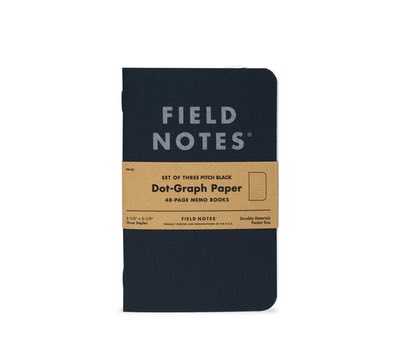 Pitch Black 3-Pack Notebooks