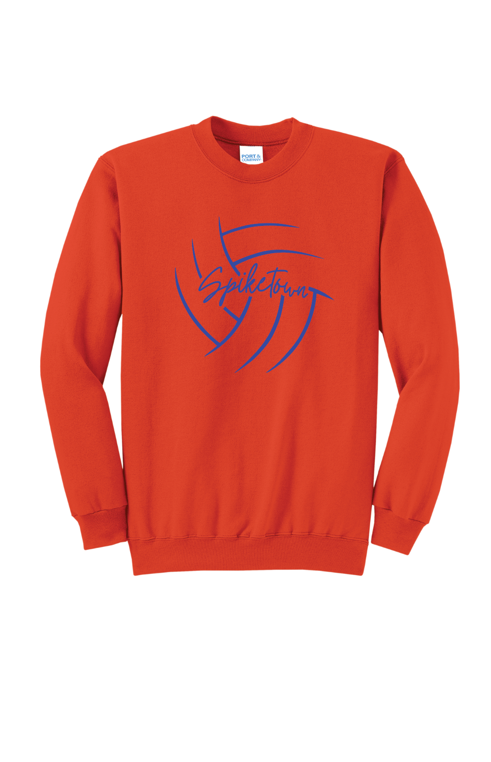 Spiketown Script Volleyball Crewneck Sweatshirt