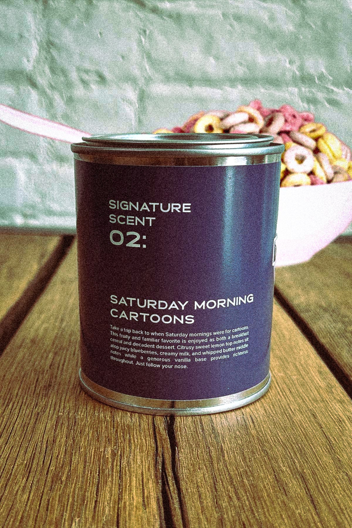 Saturday Morning Cartoons | 1 Pint (16oz) Tin Soy Candle