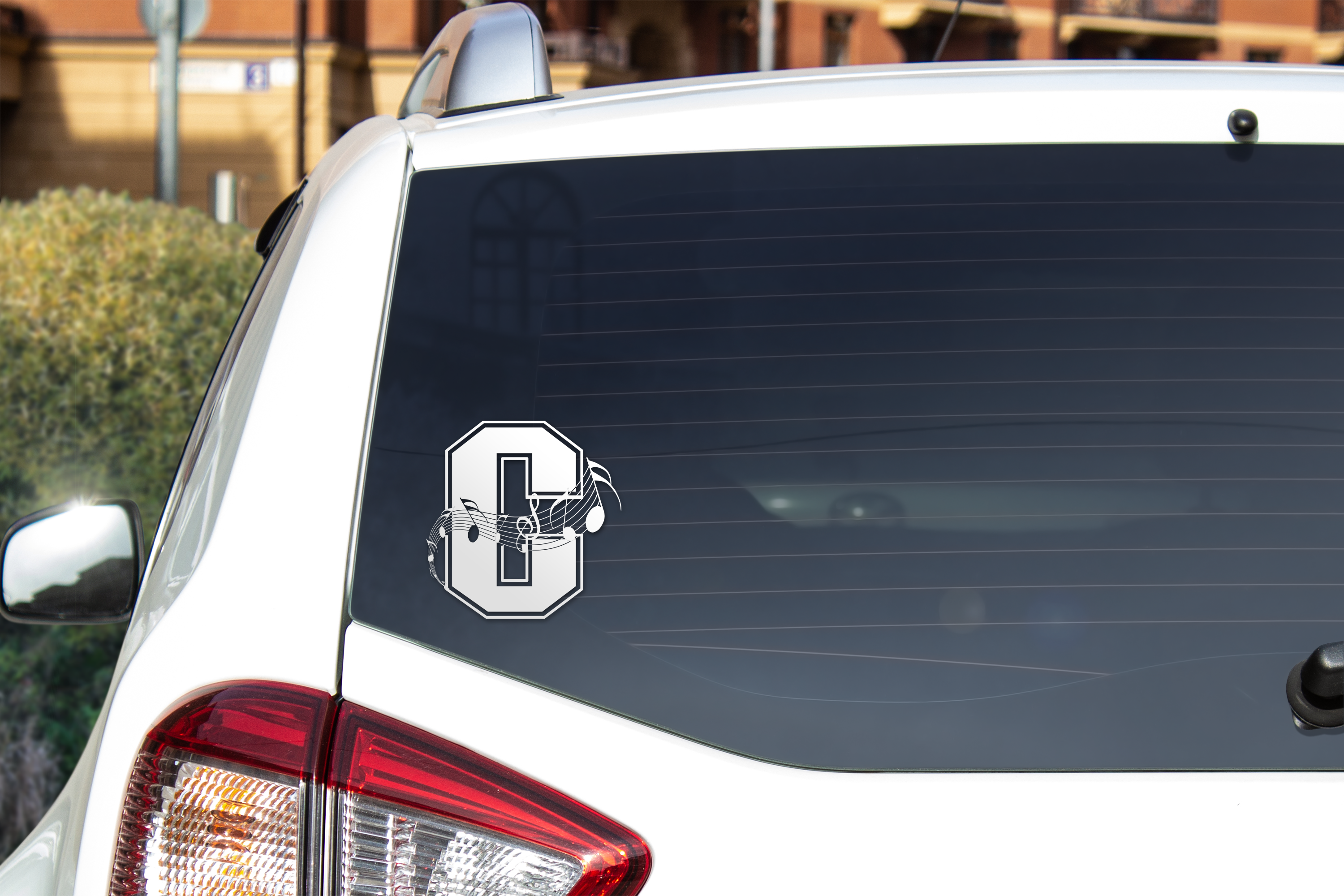 Cavalier Music Logo Car Sticker