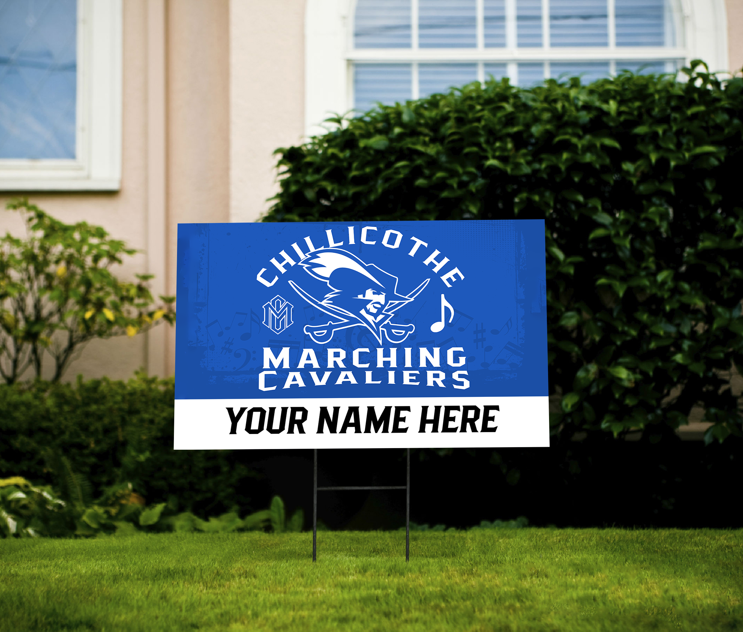 Yard Sign with Stakes